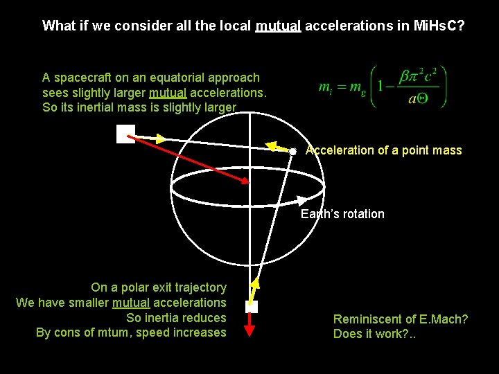 What if we consider all the local mutual accelerations in Mi. Hs. C? A