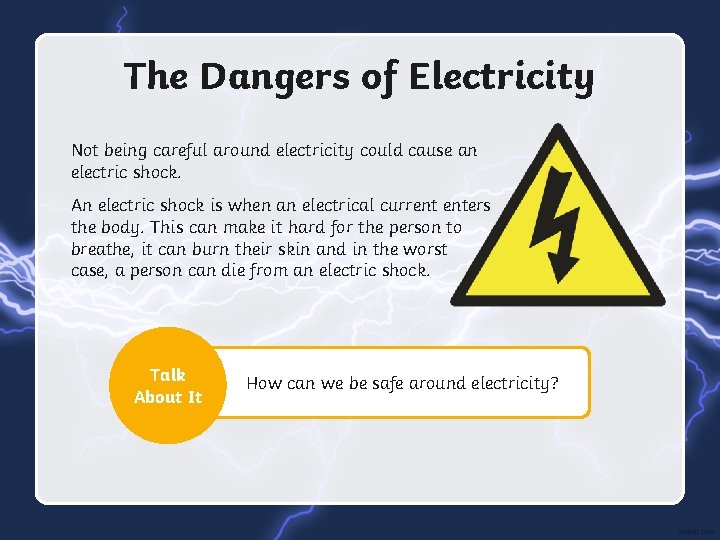 Electricity Talk About It Is An Important Electricity Talk About It Is An Important
