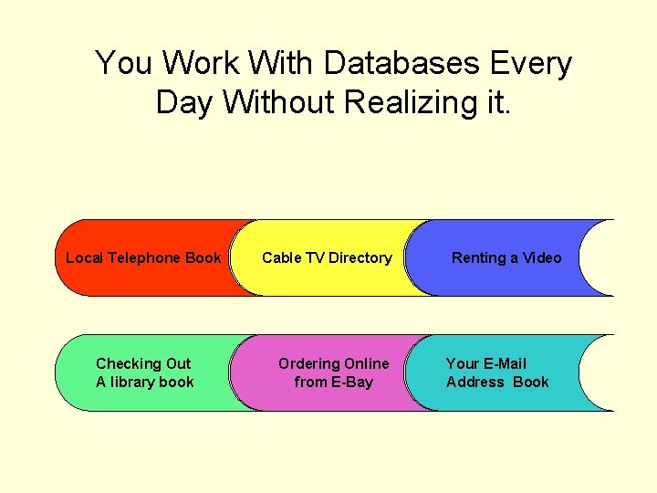 You Work With Databases Every Day Without Realizing it. Local Telephone Book Checking Out
