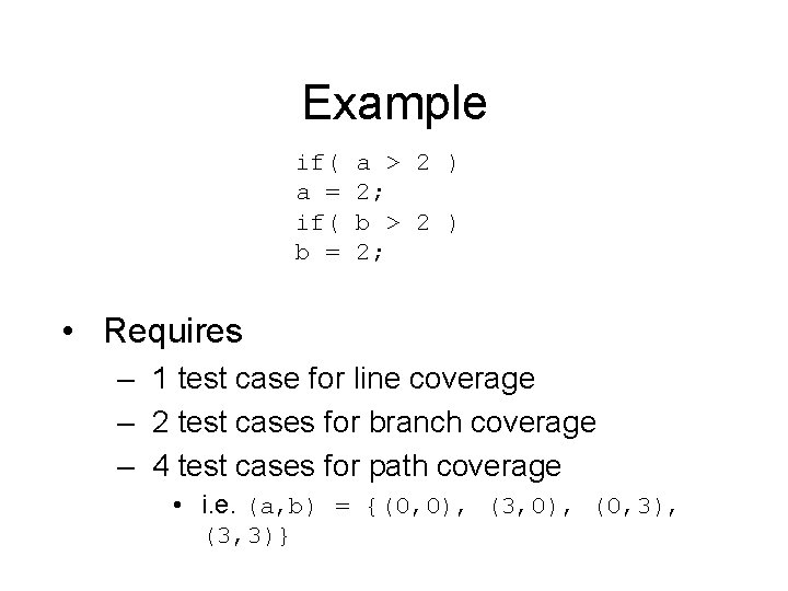 Example if( a = if( b = a > 2 ) 2; b >