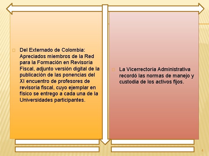 � Del Externado de Colombia: Apreciados miembros de la Red para la Formación en