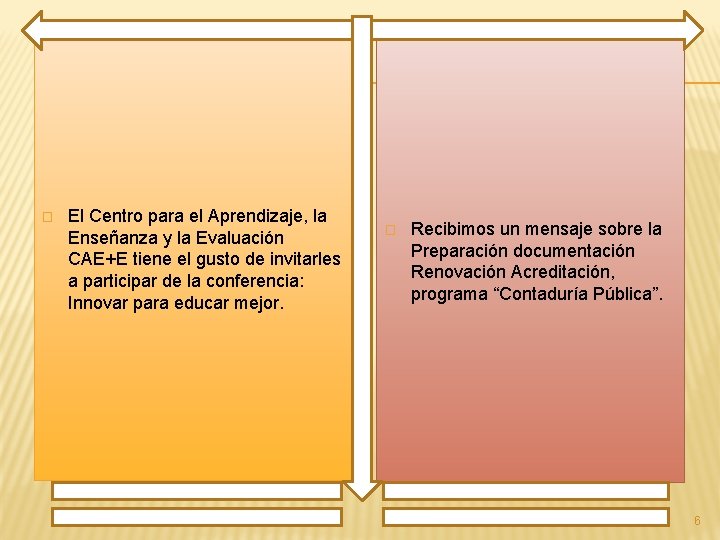 � El Centro para el Aprendizaje, la Enseñanza y la Evaluación CAE+E tiene el