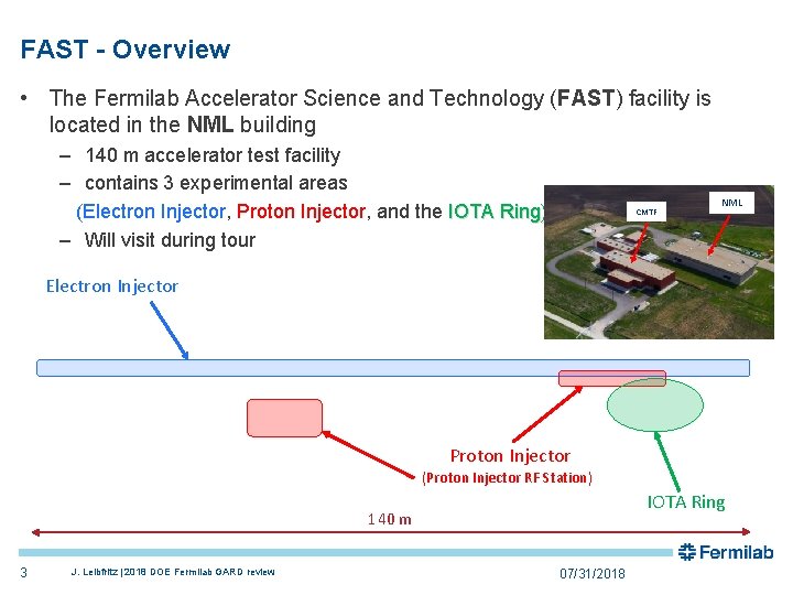FAST - Overview • The Fermilab Accelerator Science and Technology (FAST) facility is located