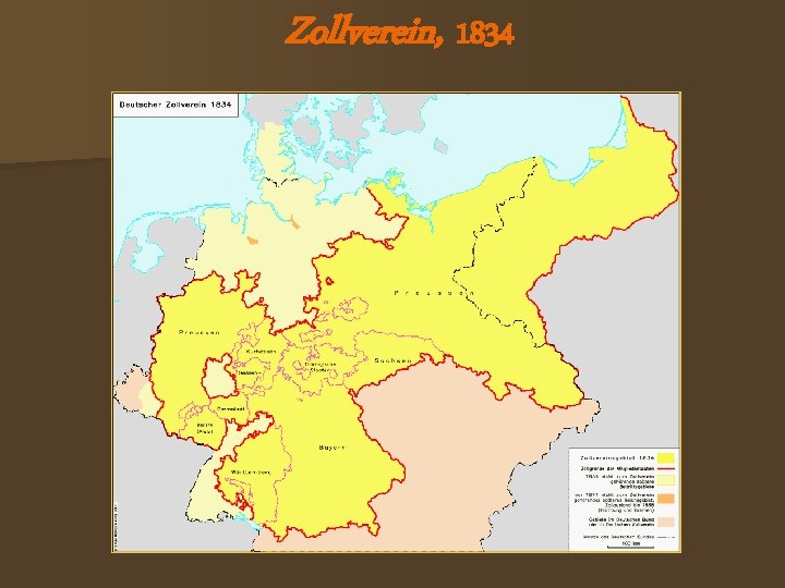 Zollverein, 1834 