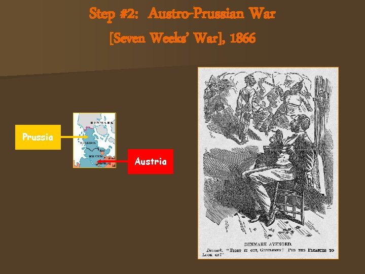 Step #2: Austro-Prussian War [Seven Weeks’ War], 1866 Prussia Austria 