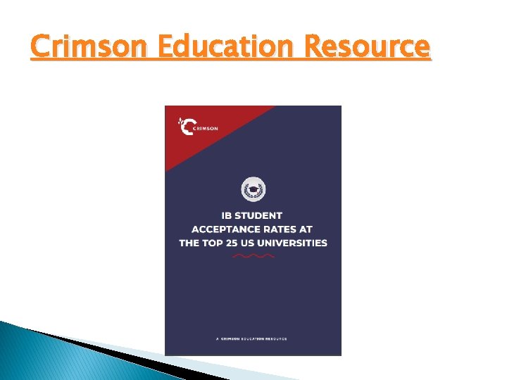 Crimson Education Resource 