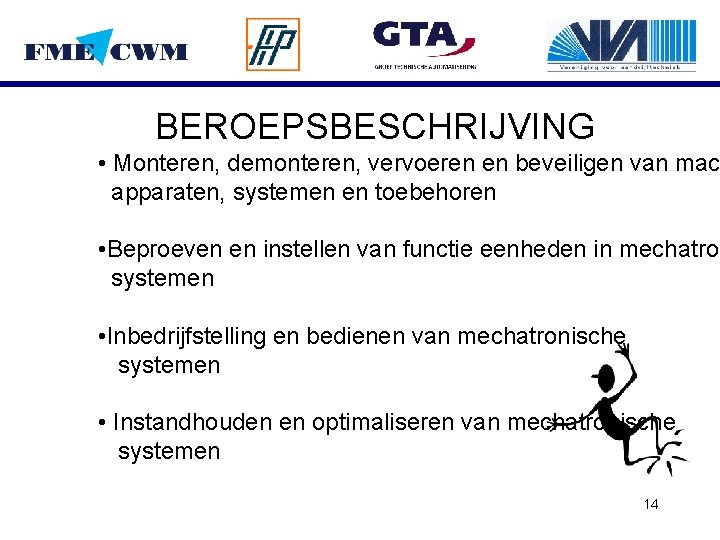 BEROEPSBESCHRIJVING • Monteren, demonteren, vervoeren en beveiligen van mac apparaten, systemen en toebehoren •