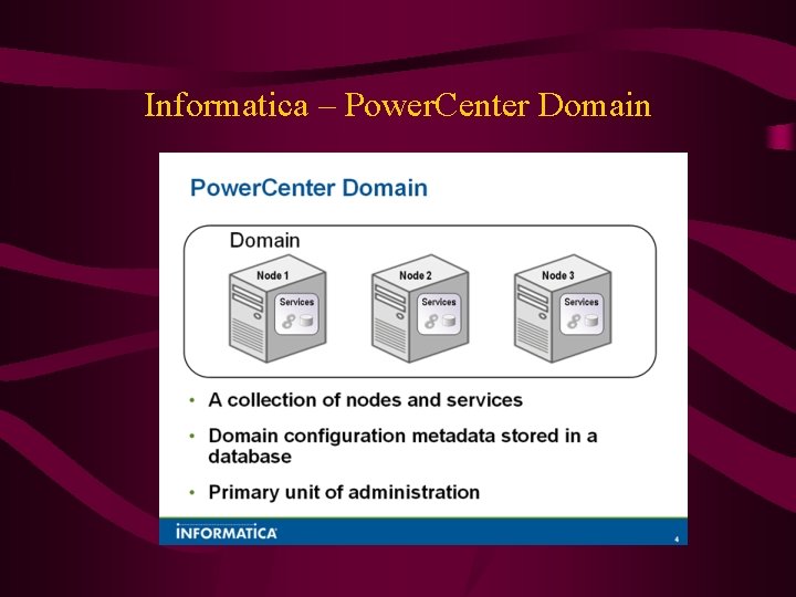 Informatica – Power. Center Domain 