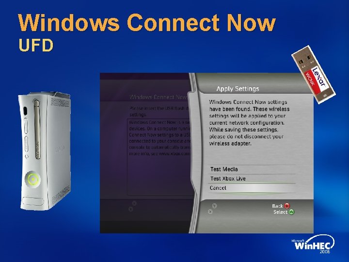 Windows Connect Now UFD 