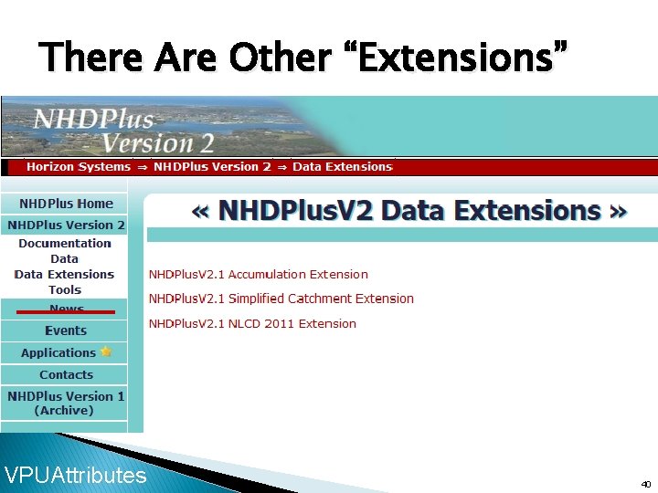 There Are Other “Extensions” VPUAttributes 40 40 