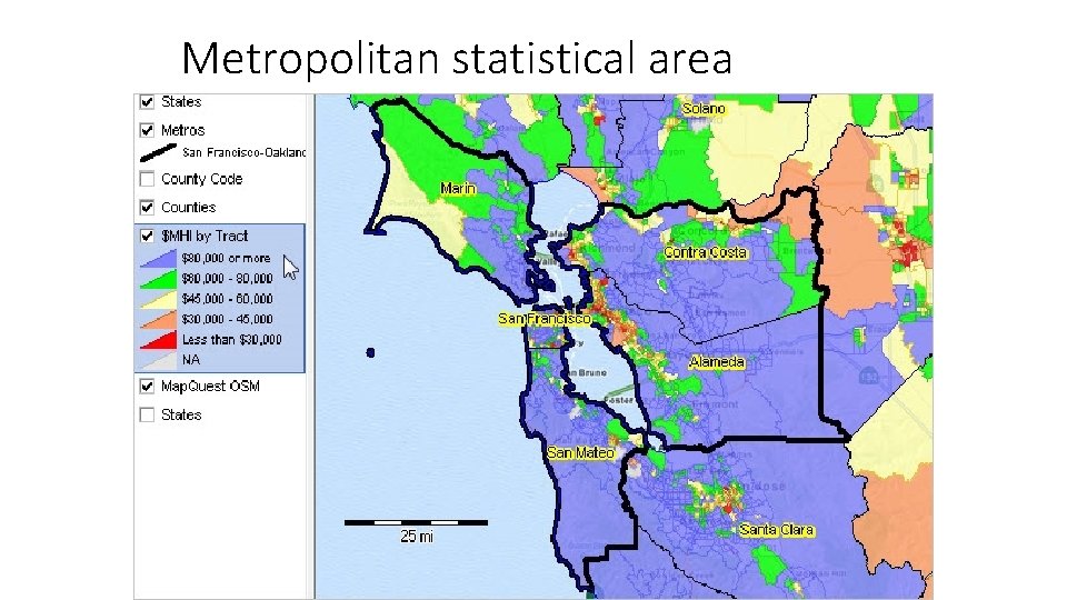 Metropolitan statistical area 