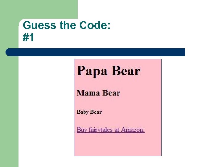 Guess the Code: #1 Guess the Code: #1
