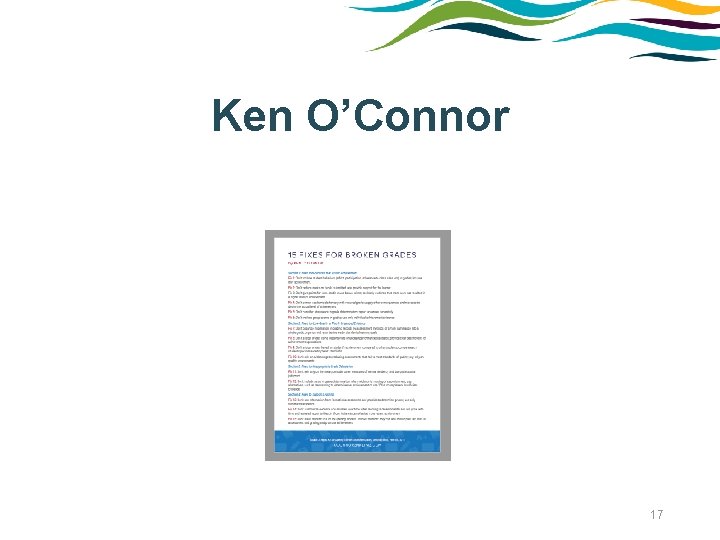 Ken O’Connor 17 