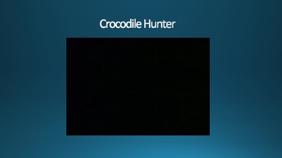 Crocodile Hunter 