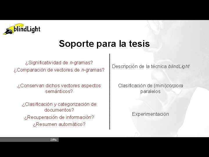 Soporte para la tesis ¿Significatividad de n-gramas? ¿Comparación de vectores de n-gramas? Descripción de