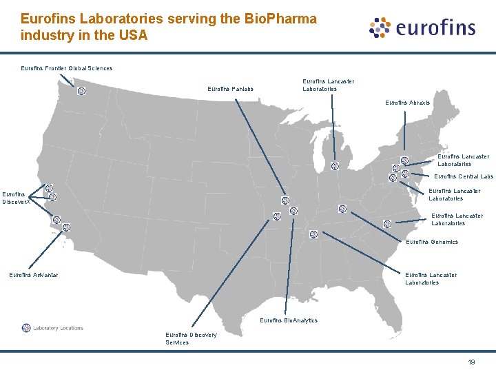 Eurofins Laboratories serving the Bio. Pharma industry in the USA Eurofins Frontier Global Sciences