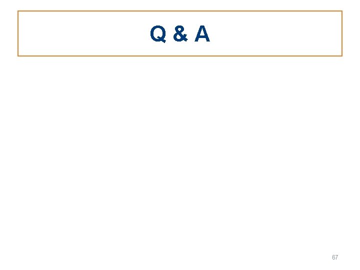 Q&A 67 