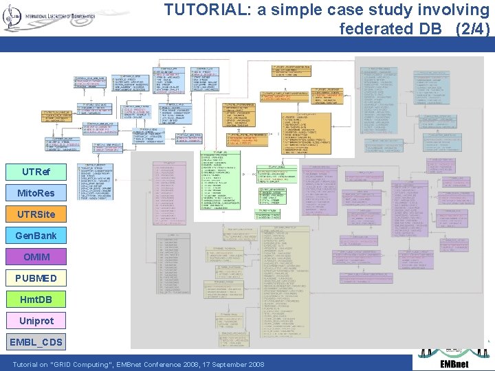 TUTORIAL: a simple case study involving federated DB (2/4) UTRef Mito. Res UTRSite Gen.