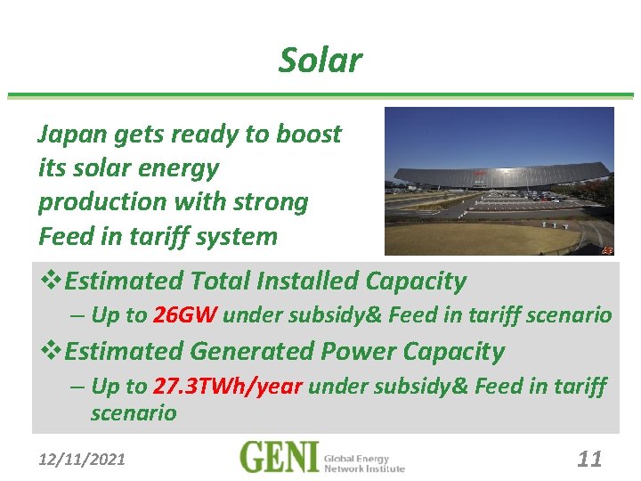 Solar Japan gets ready to boost its solar energy production with strong Feed in