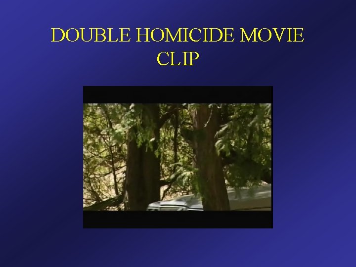 DOUBLE HOMICIDE MOVIE CLIP 