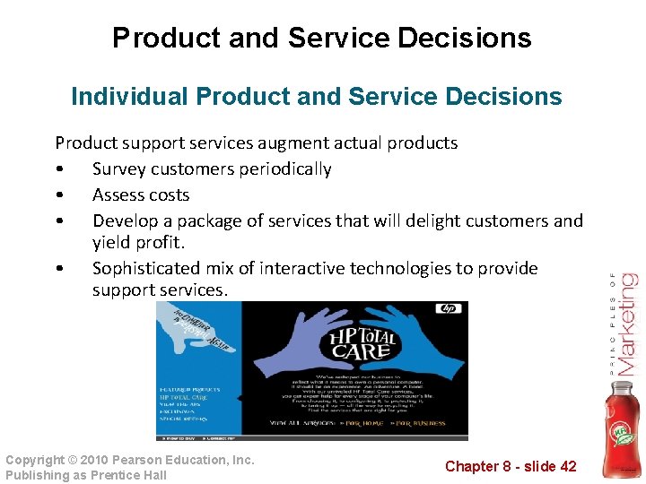 Product and Service Decisions Individual Product and Service Decisions Product support services augment actual