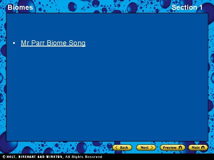 Biomes • Mr Parr Biome Song Section 1 