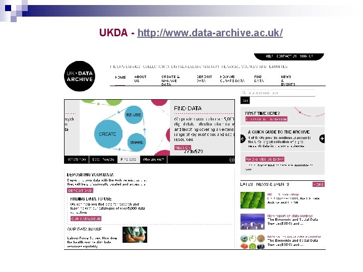 UKDA - http: //www. data-archive. ac. uk/ 