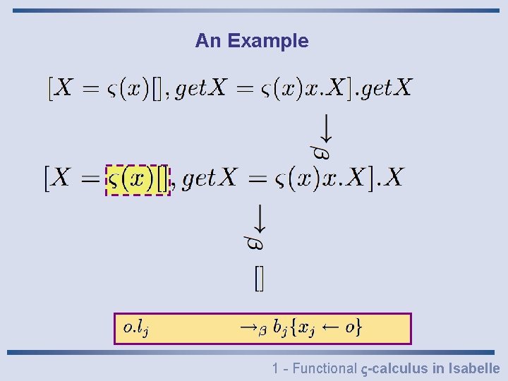 An Example 1 - Functional -calculus in Isabelle 
