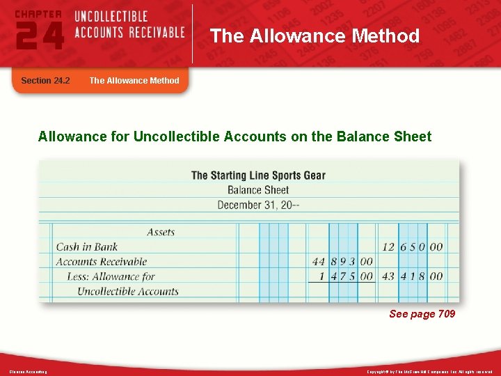 The Allowance Method Section 24. 2 The Allowance Method Allowance for Uncollectible Accounts on