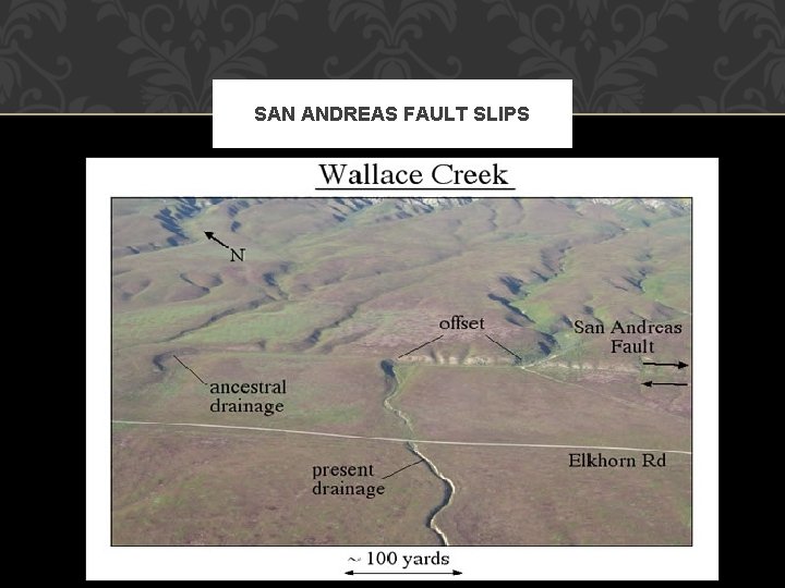 SAN ANDREAS FAULT SLIPS 
