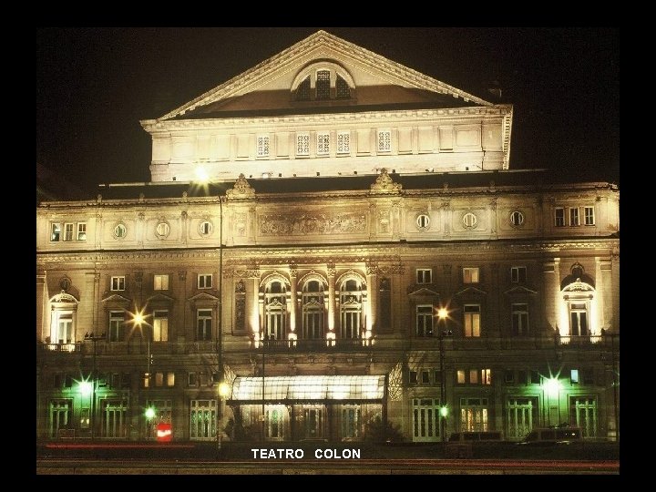 TEATRO COLON 