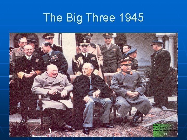 The Big Three 1945 