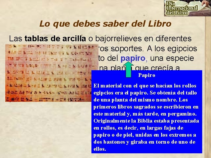 Lo que debes saber del Libro Las tablas de arcilla o bajorrelieves en diferentes