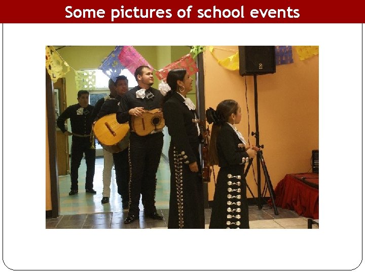 Some pictures of school events 