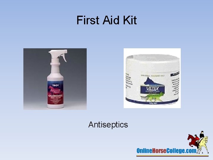 First Aid Kit Antiseptics 