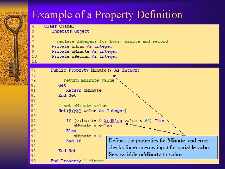 Example of a Property Definition 
