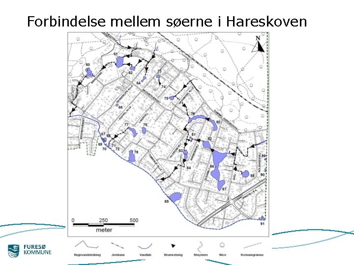 Forbindelse mellem søerne i Hareskoven 