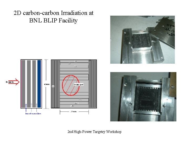 2 D carbon-carbon Irradiation at BNL BLIP Facility 2 nd High-Power Targetry Workshop 