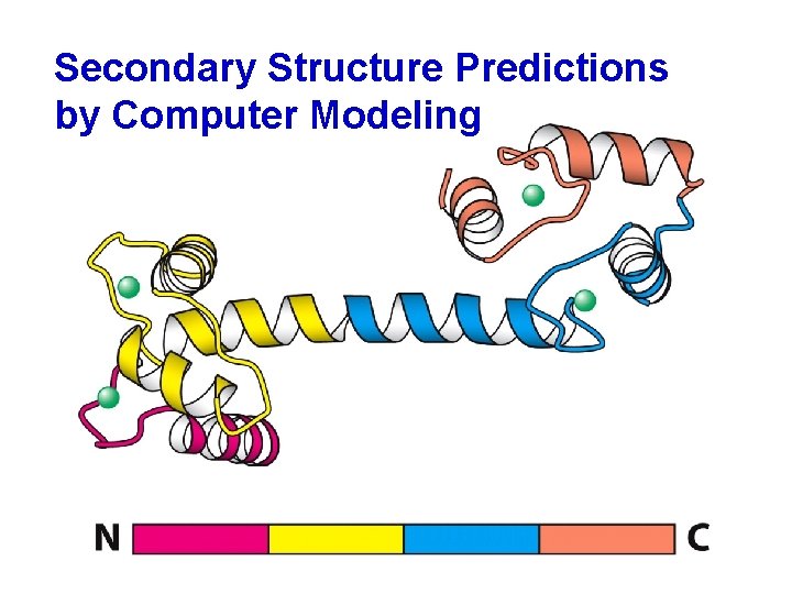 Secondary Structure Predictions by Computer Modeling 