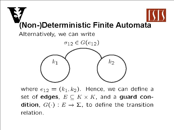 (Non-)Deterministic Finite Automata 