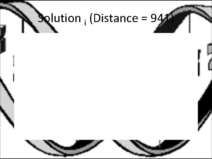 Solution i (Distance = 941) 