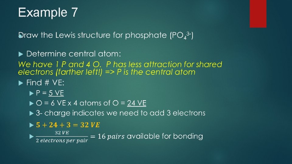 Example 7  Example 7