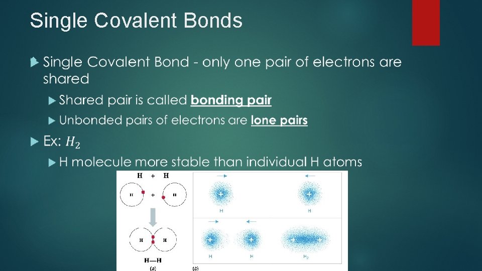 Single Covalent Bonds  Single Covalent Bonds