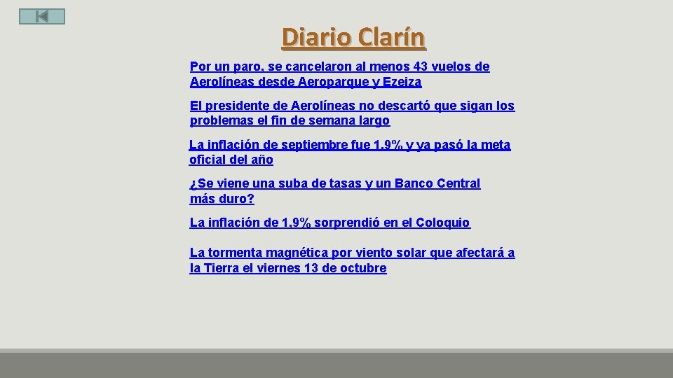 Diario Clarín Por un paro, se cancelaron al menos 43 vuelos de Aerolíneas desde