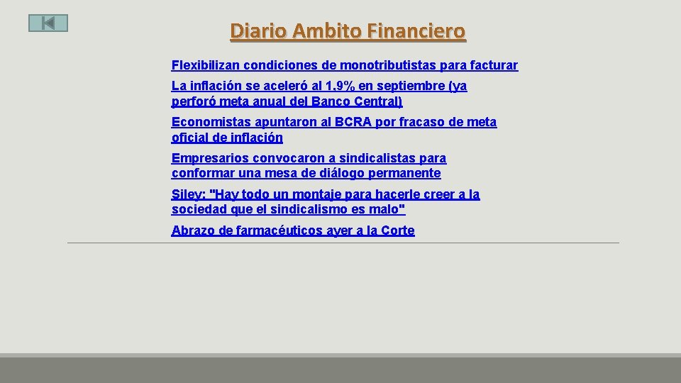 Diario Ambito Financiero Flexibilizan condiciones de monotributistas para facturar La inflación se aceleró al