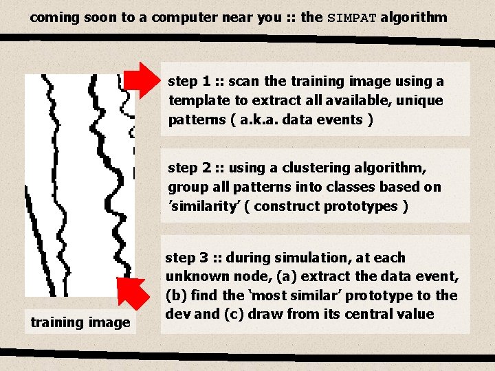 coming soon to a computer near you : : the SIMPAT algorithm step 1