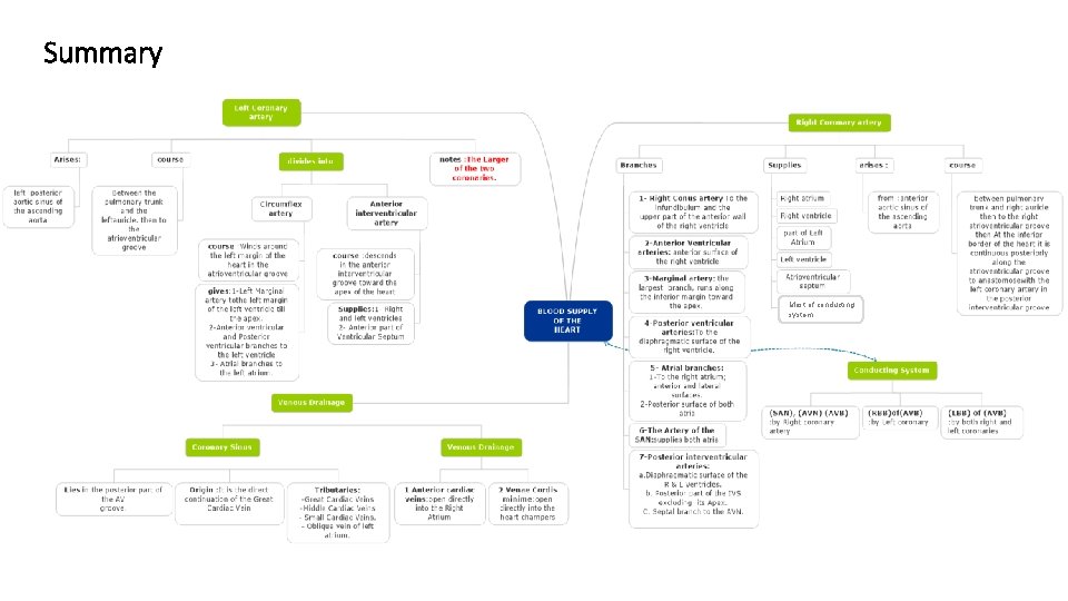 Summary Most of conducting system 