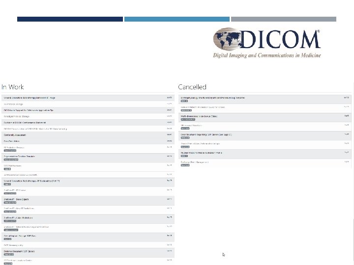 COPYRIGHT DICOM® 2019 @@THE_DICOM_STD WWW. DICOMSTANDARD. ORG #DICOMCONFERENCE 2019 #DICOM 9 