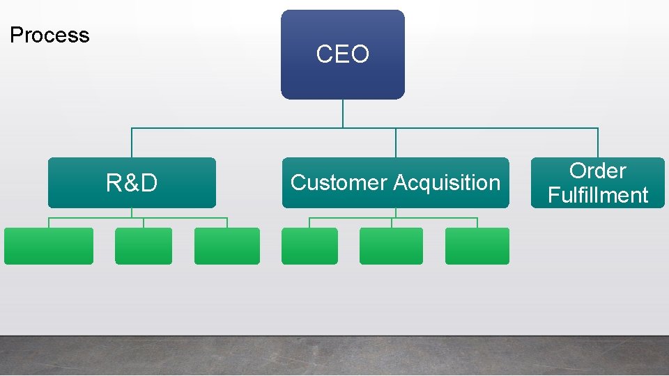 Process CEO R&D Customer Acquisition Order Fulfillment 