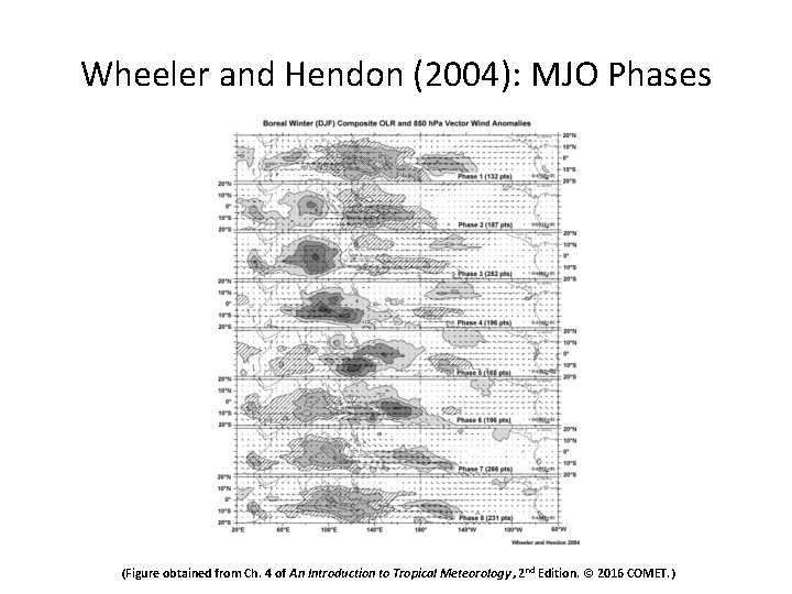 Wheeler and Hendon (2004): MJO Phases (Figure obtained from Ch. 4 of An Introduction